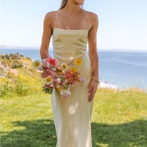 Show Me Your Mumu Pale Yellow Dani Dress - XS